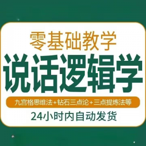 说话技巧口才训练思维逻辑学习课程如何让说话更有逻辑教程视频-淘宝虚拟中转仓