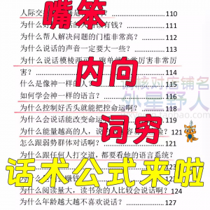 话术技巧人性口才大师职场人际沟通视频即兴演讲说话表达万能公式-淘宝虚拟中转仓