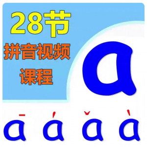 小学汉语拼音视频教学习拼读训练声母韵母教程儿童基础启蒙师资料-淘宝虚拟中转仓