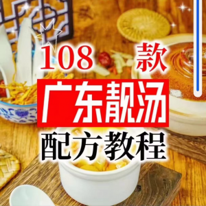 【拍下即送】108种广东靓汤视频教程100+广府靓汤商用技术实体店-淘宝虚拟中转仓