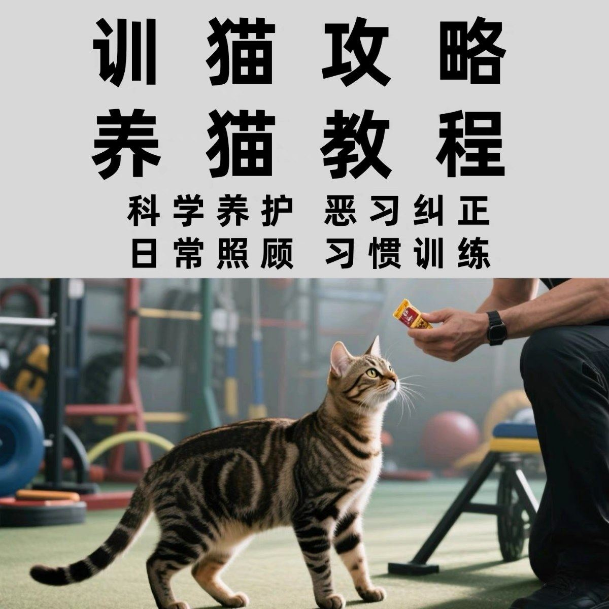 训猫入门培训教学视频课程驯猫教程家庭养猫指南攻略大全注意事项-淘宝虚拟中转仓