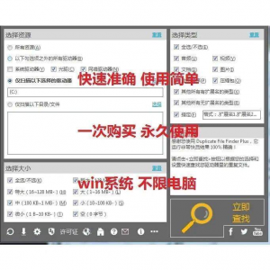 PC重复文件扫描查找 硬盘文件清理工具 重复图片视频删除电脑版-淘宝虚拟中转仓