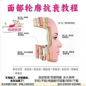 美商课程面部轮廓抗衰美肤减龄变美视频教程形象管理内在美好气色-淘宝虚拟中转仓