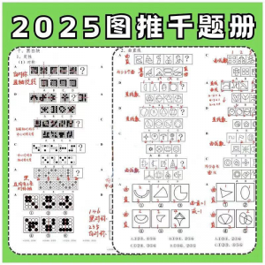 图形推理1000提2025图推思维能力逻辑判断刷题练习pdf-淘宝虚拟中转仓