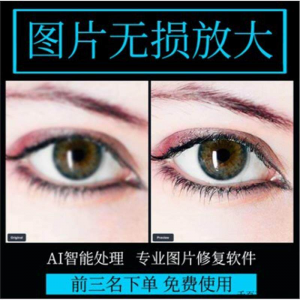 图片无损放大 模糊老照片修复还原变高清画质提高分辨率软件工具-淘宝虚拟中转仓