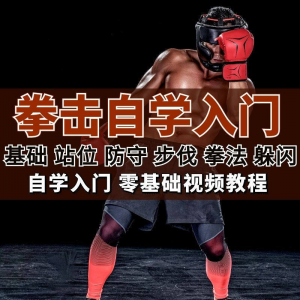 全套拳击指导视频教程自学零基础小白入门自卫搏击格斗防护资料-淘宝虚拟中转仓